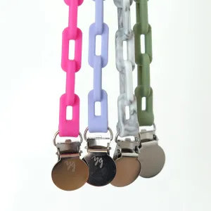 NEW! PaciGrip Silicone Chain Pacifier Clips