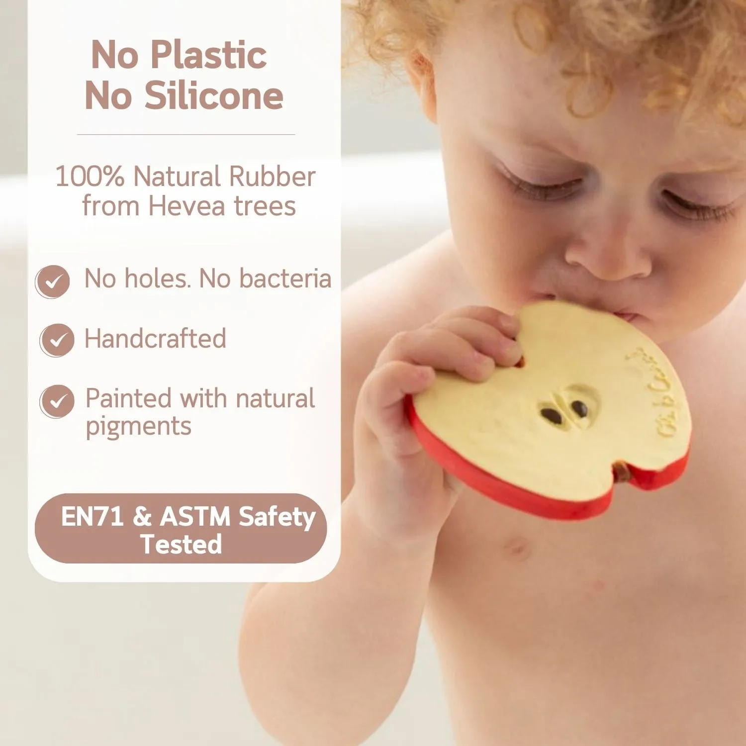 Pepita The Apple Natural Rubber Teether