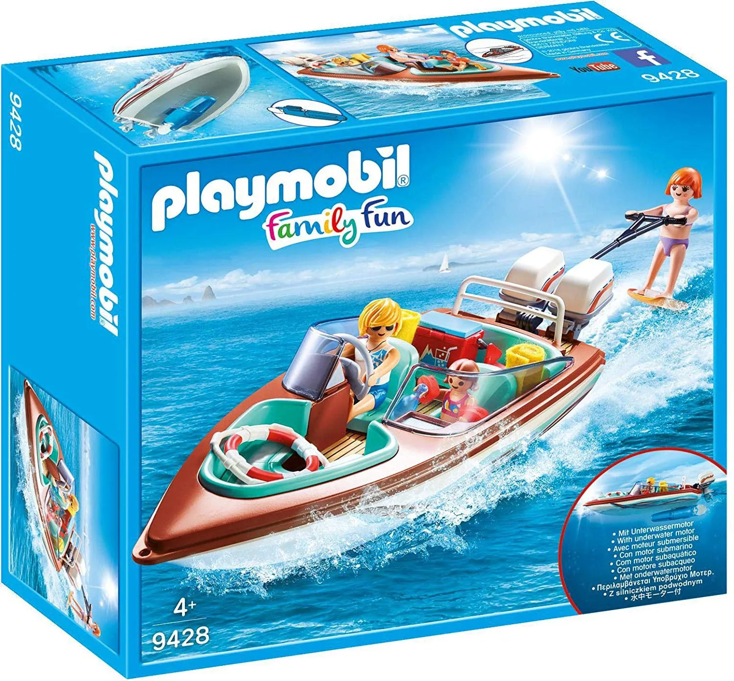 Playmobil Family Fun Speedboat with Underwater Motor