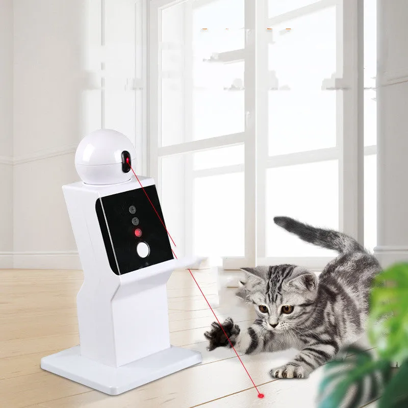 Robotic Cat Playmate with Interactive Smart Toys