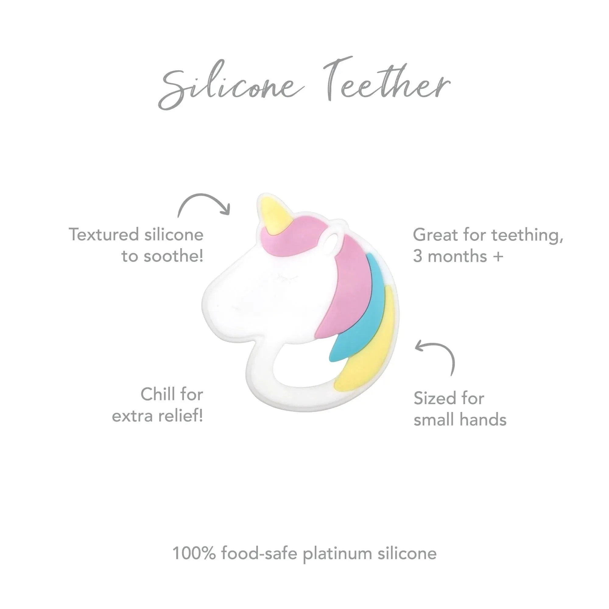 Silicone Teether: Unicorn