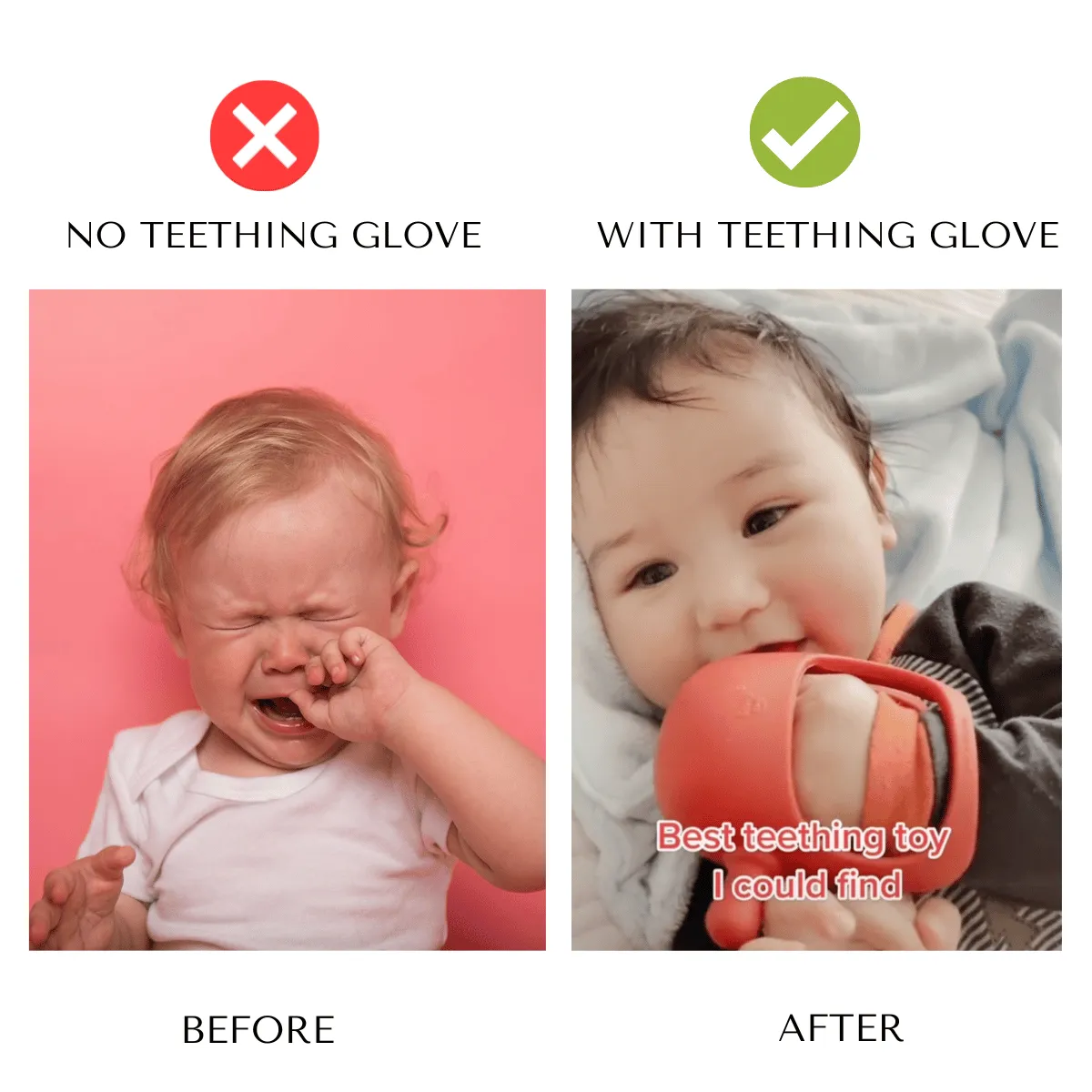 Silicone Teething Glove