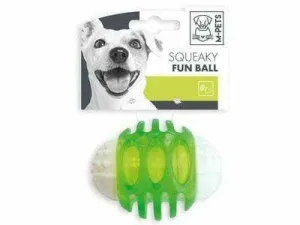 SQUEAKY FUN BALL - Ø 6.7 CM GREEN