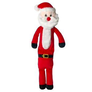 Squeaky Santa | Soft Christmas Dog Toy by Happy Pet