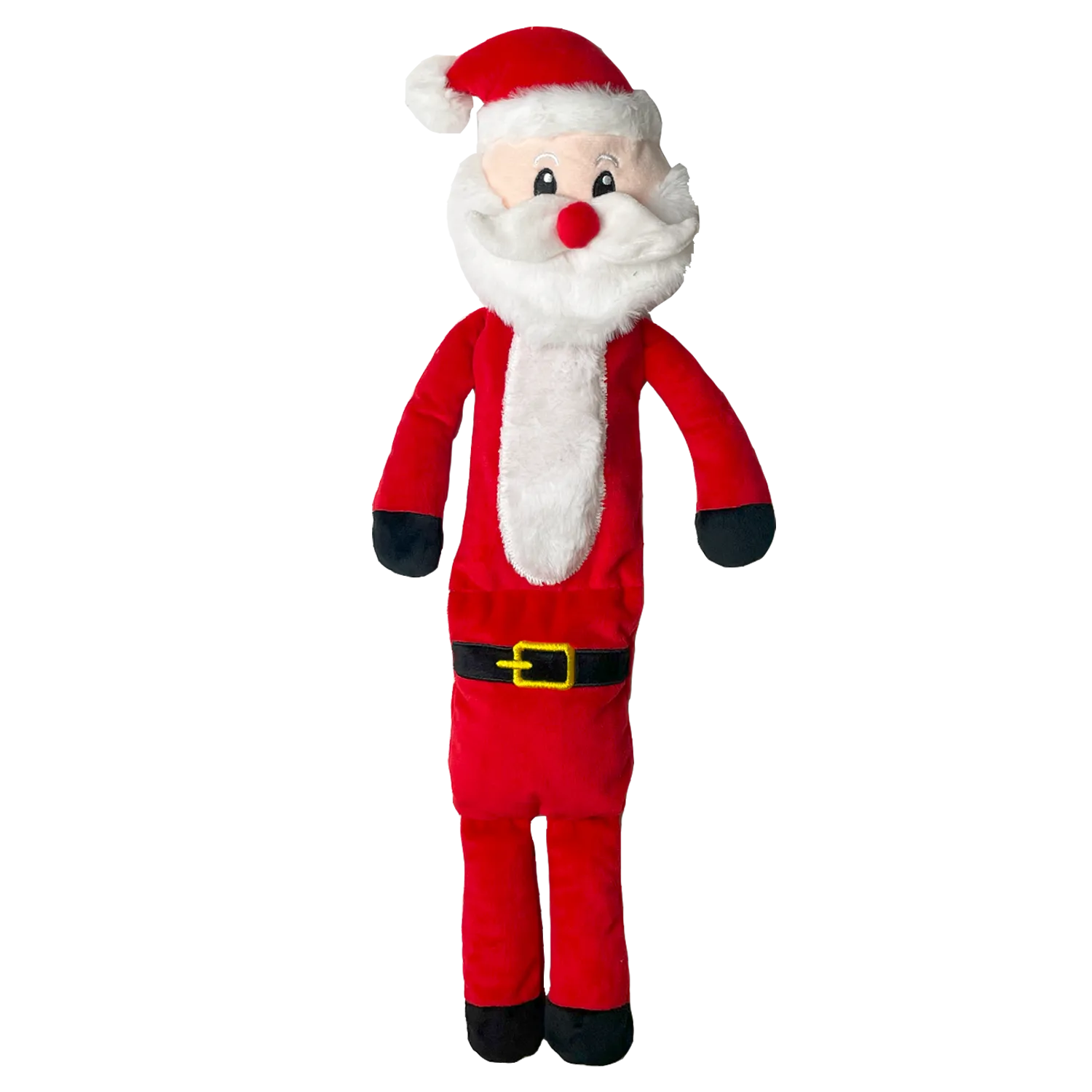 Squeaky Santa | Soft Christmas Dog Toy by Happy Pet