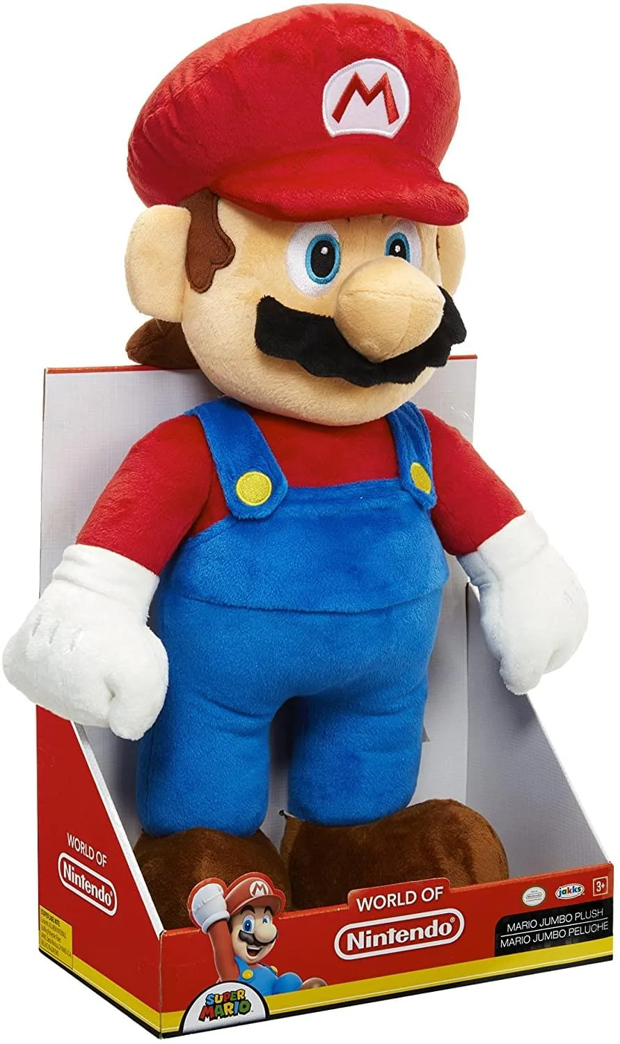 Super Mario World of Nintendo Jumbo 20 Inch Plush Mario