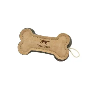 Tall Tails Natural Leather Bone Dog Toy