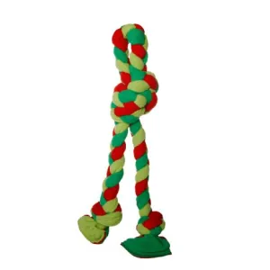 Tall Tails Winter Braided Fleece Tug Holiday Dog Toy