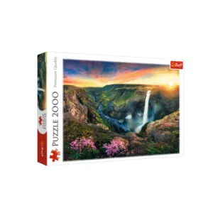 Trefl 1500 Piece Puzzle Haifoss Waterfall Iceland