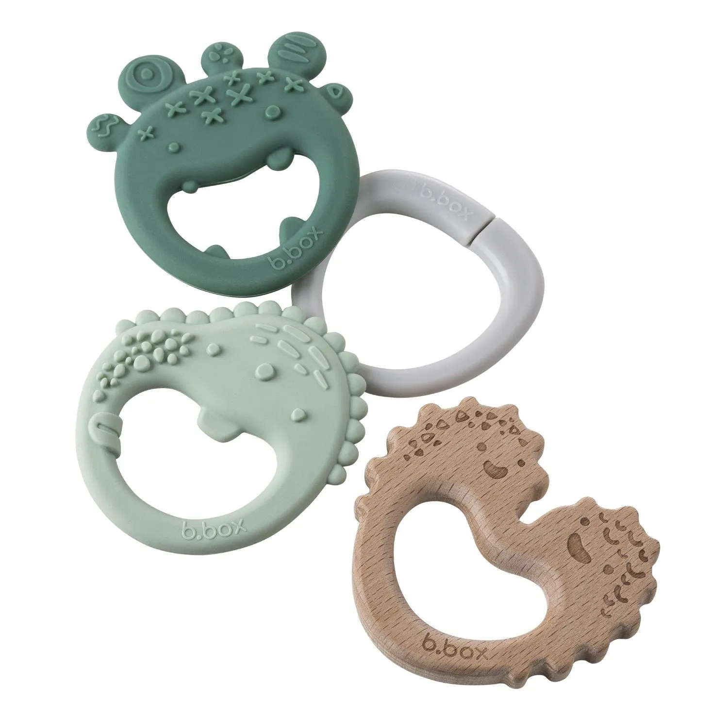 Trio Teether Sage Green