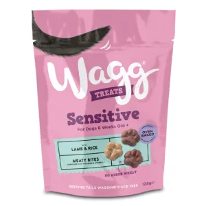 Wagg | Dog Training Treats | Sensitive Lamb & Rice Meaty Bites - 125g