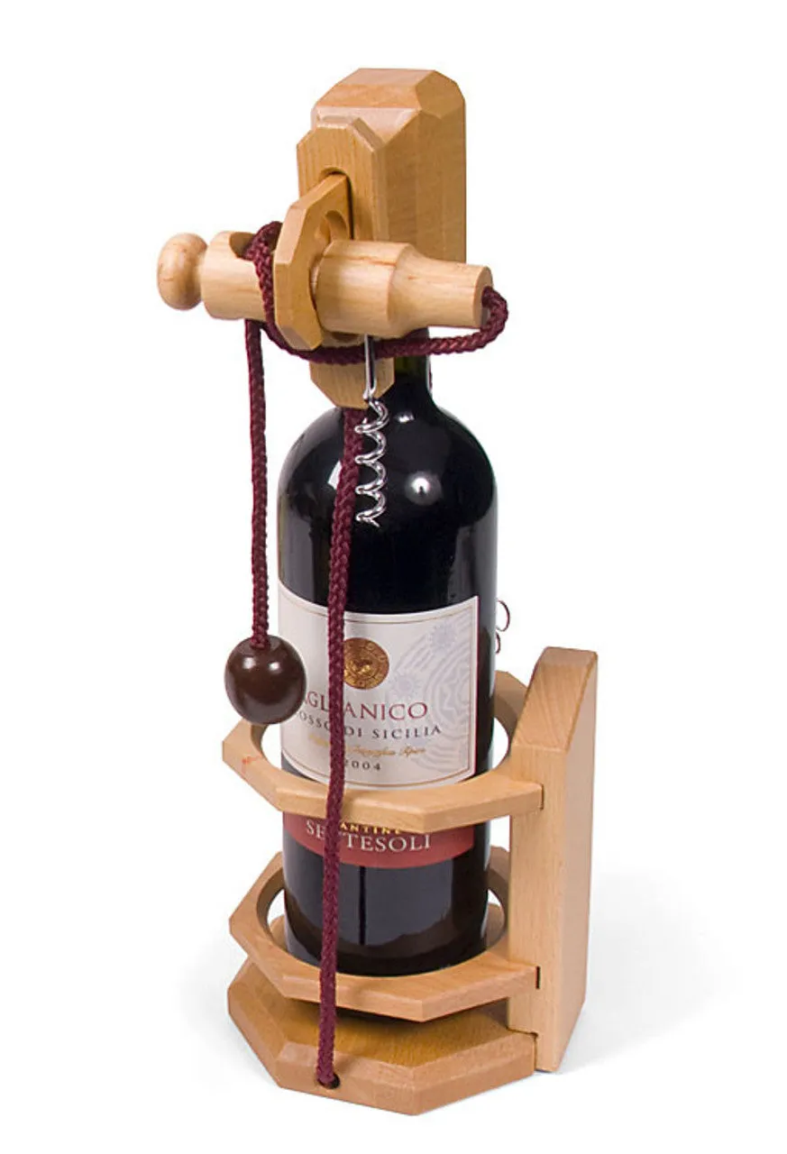 Wine Stopper Lock Puzzle -  Party Puzzle- cant drink it until you crack the lock-party fun