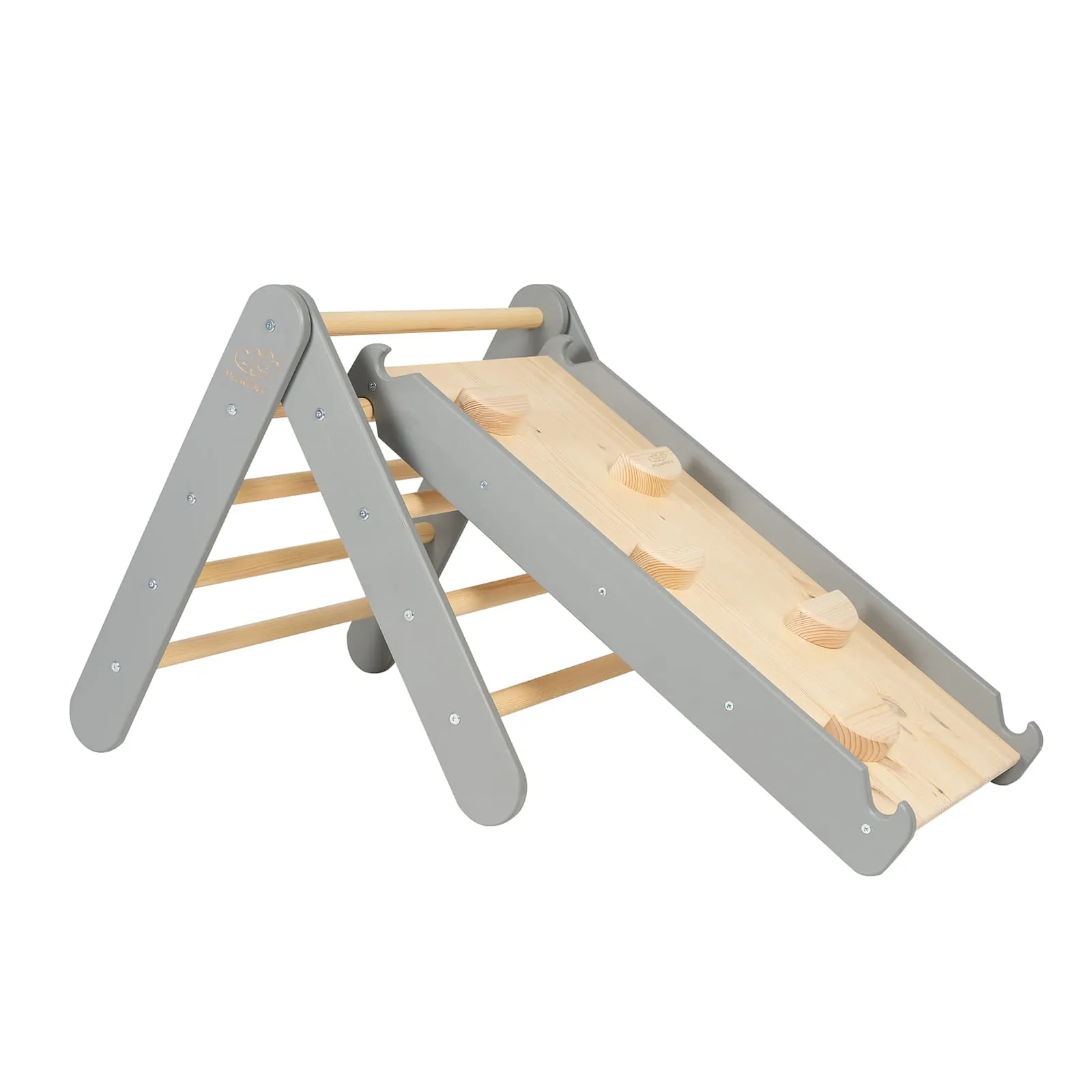 Wooden Ladder, slide Climbing Wall 2in1 Children's Play Set