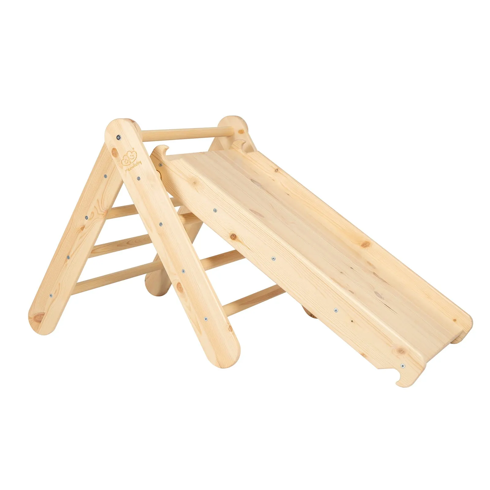 Wooden Ladder, slide Climbing Wall 2in1 Children's Play Set