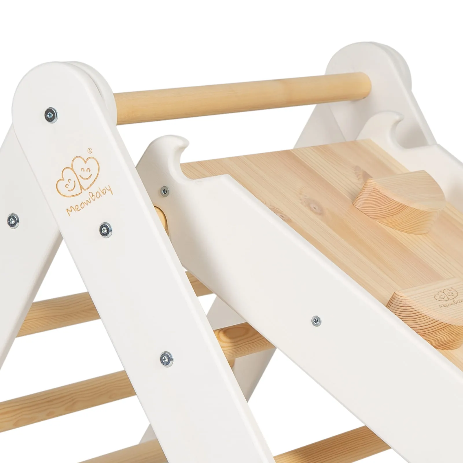 Wooden Ladder, slide Climbing Wall 2in1 Children's Play Set