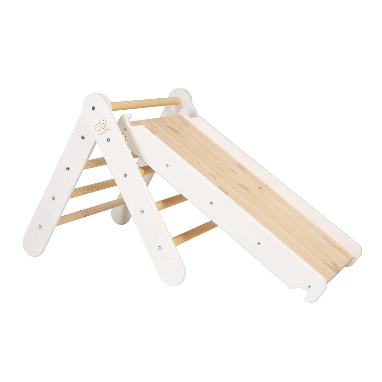 Wooden Ladder, slide Climbing Wall 2in1 Children's Play Set