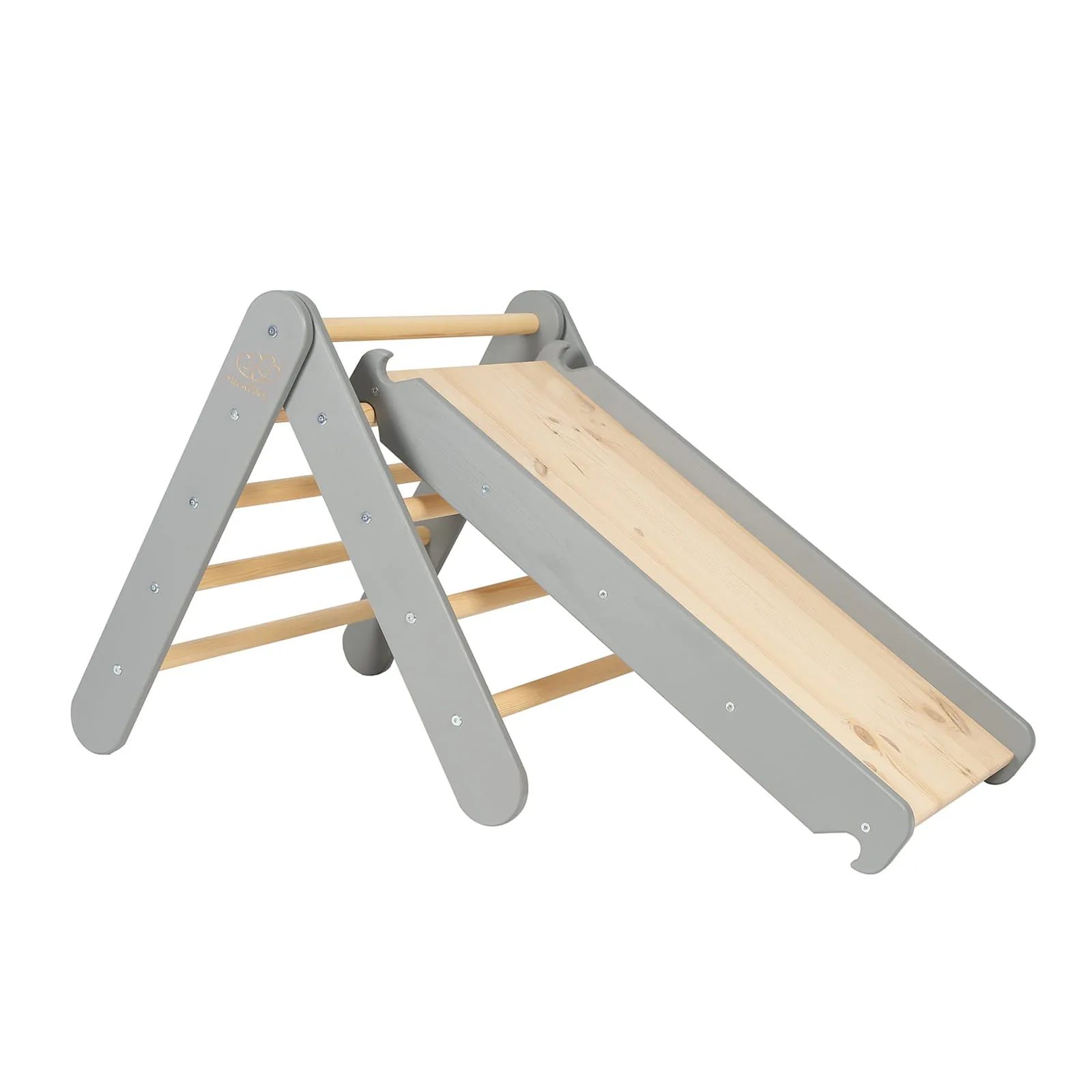 Wooden Ladder, slide Climbing Wall 2in1 Children's Play Set